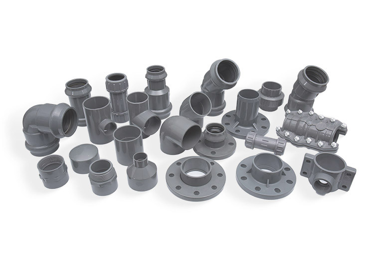 PVC-U-fittings til vandforsyning